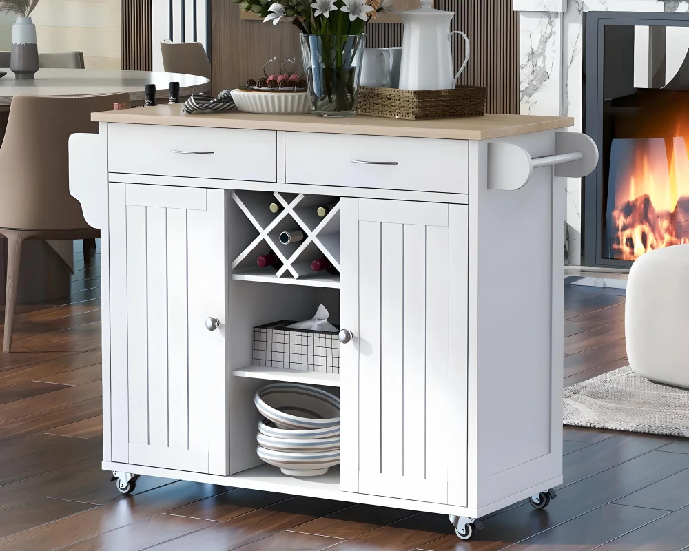 movable kitchen island small