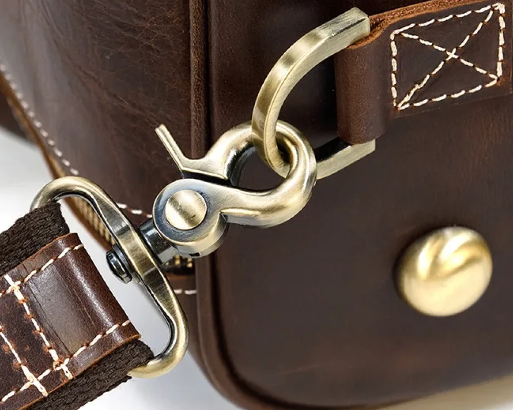 leather duffle carry on